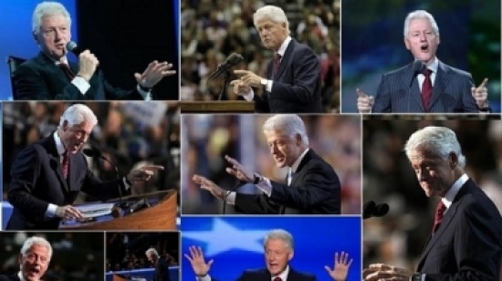 دقيقة من كلام كلينتون في إسرائيل بـ8 أونصات ذهب