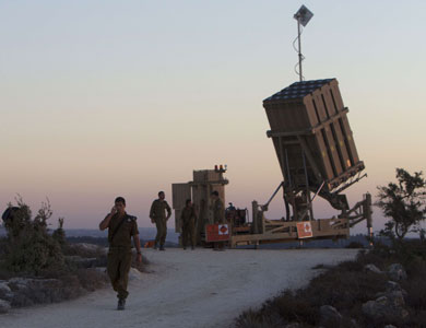 إسرائيل تنشر نظام القبة الحديدية قرب القدس