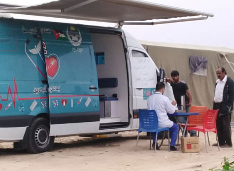 جمعية المركز الاسلامي تطلق العيادة الطبية المتنقلة