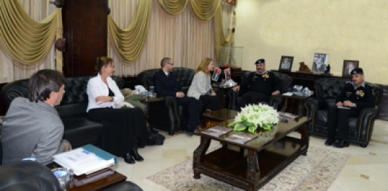 مدير عام الدرك يلتقي رئيسة بعثة الصليب الاحمر