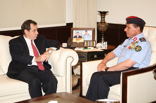 حامد الطوالبه يستقبل السفير الامريكي