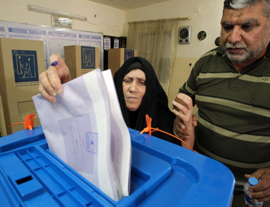 إنطلاق عملية التصويت في الانتخابات التشريعية بالعراق