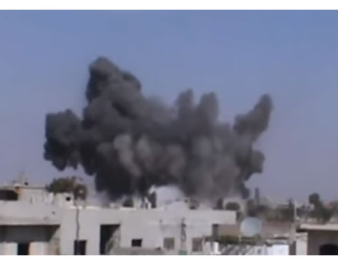 بالفيديو : قتلى وجرحى في استهداف الغارات روسية ريف حمص