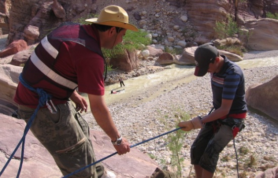 بدء فعاليات بطولة المغامرة والتحدي للجامعات العربية الثالثة بعجلون
