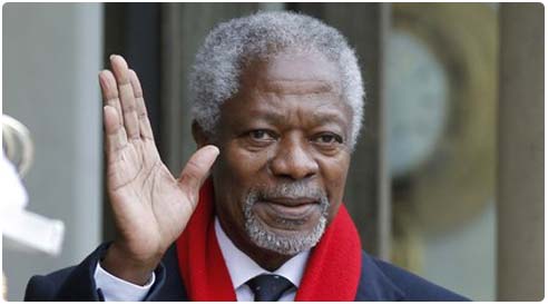 كوفي عنان يؤكّد أحقيّة قطر بتنظيم المونديال