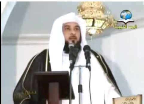 محمد العريفي يشتم مسؤول القناة الليبية