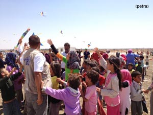 احياء يوم اللاجئ العالمي في مخيم الزعتري