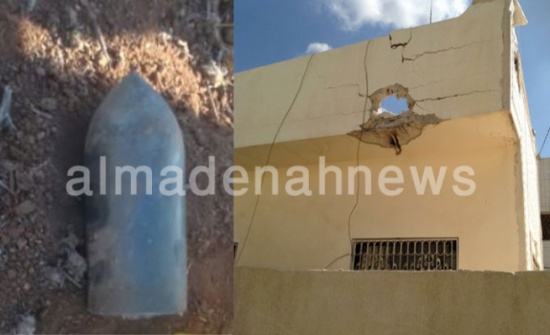 وزير الاشغال يتفقد اوضاع الرمثا بعد سقوط قذائف سورية وزير الاشغال يتفقد اوضاع الرمثا بعد سقوط قذائف سورية