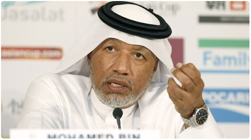 بن همام يدعو العرب للعب في فلسطين