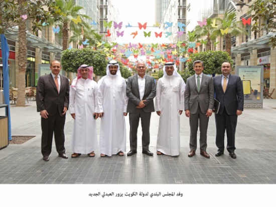 وفد المجلس البلدي لدولة الكويت يزور العبدلي الجديد