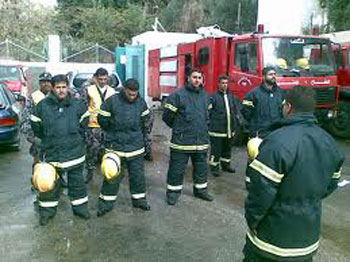 تخريج عدة دورات في علوم الدفاع المدني