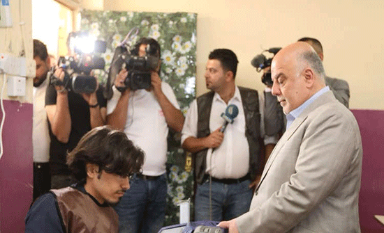 العبادي يشكر المساهمين في إنجاح الانتخابات العبادي يشكر المساهمين في إنجاح الانتخابات