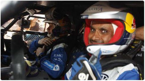 العطية يتصدر اليوم الأول لرالي الكويت