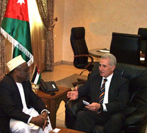 بحث التعاون في مجال التعليم العالي بين الاردن وجزر القمر  