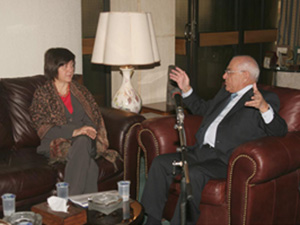 وزير الثقافة يبحث التعاون الثقافي مع سفيرة الاتحاد الاوروبي