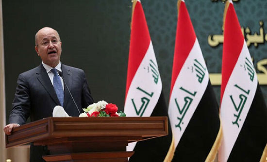 الرئيس العراقي يدعو المحتجين للانسحاب من السفارة الأميركية الرئيس العراقي يدعو المحتجين للانسحاب من السفارة الأميركية
