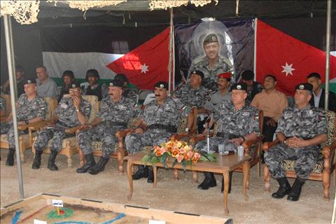 الطوالبة يرعى حفل وداع مرتبات من الدرك الى ساحل العاج ودارفور