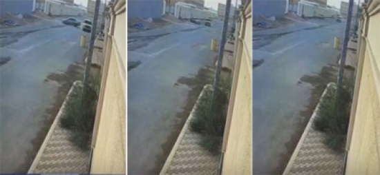 فيديو: كاميرا مراقبة ترصد حادث غريب