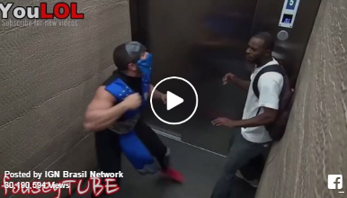 شاب ينفذ مقلبا مرعبا في «أسانسير»