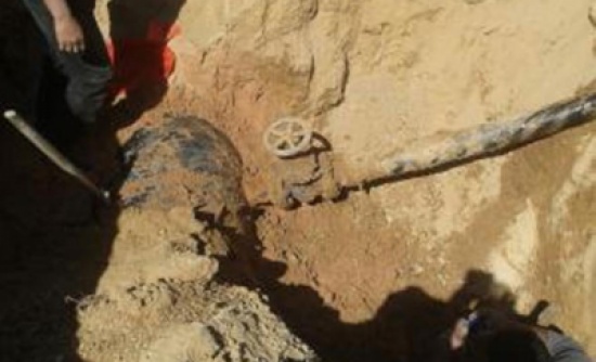 ضبط اعتدائين على خط المياه الرئيسي في الشونة الجنوبية