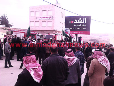 مسيرتان منفصلتان في الكرك تأييدا لقائد الوطن