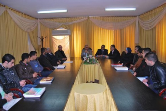 رئيس جامعة جرش يلتقي الطلبة المستجدين