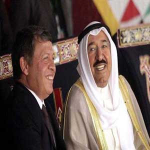 رسالة من الملك الى امير الكويت ينقلها الفايز 