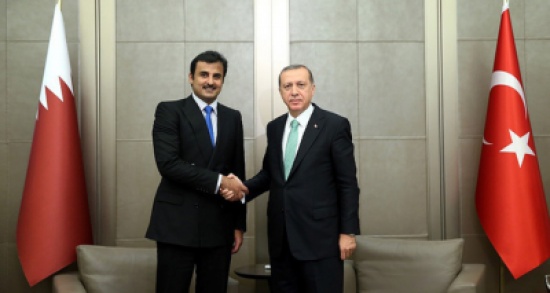 أردوغان وأمير قطر يبحثان الأزمة السورية والعلاقات الإستراتيجية بنيويورك أردوغان وأمير قطر يبحثان الأزمة السورية والعلاقات الإستراتيجية بنيويورك