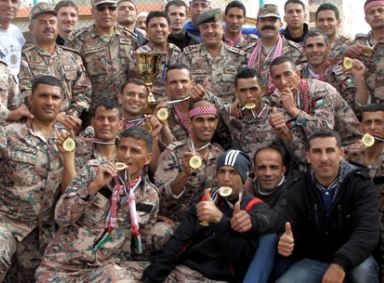 اختتام بطولة القوات المسلحة الأردنية لشد الحبل