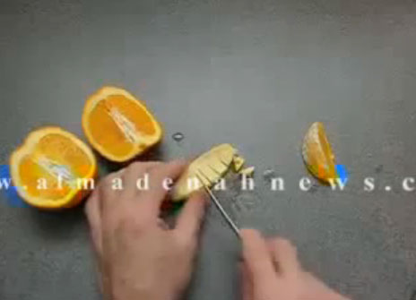 اسنان من البرتقال