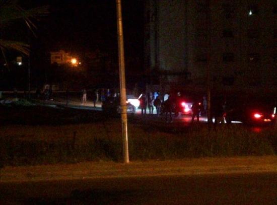 حملة امنية في شارع الجامعة بإربد