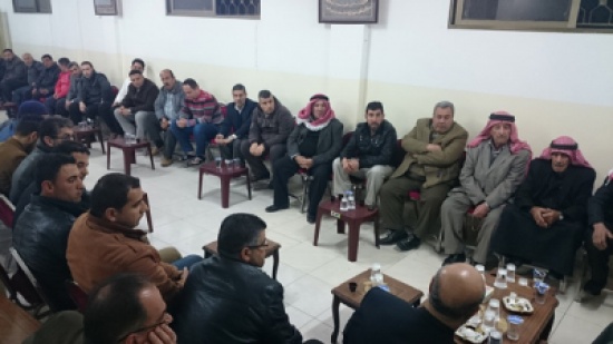 بيت عزاء للشهيد معاذ في ديوان الملكاوية في الزرقاء بيت عزاء للشهيد معاذ في ديوان الملكاوية في الزرقاء