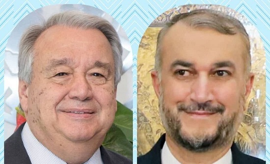 امیرعبداللهیان لـ غوتيرش : لن نقبل التزاما يتجاوز الاتفاق النووي