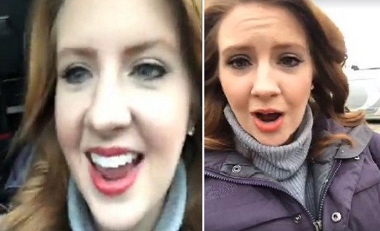 بالفيديو.. موقف محرج لمراسلة تجري بث مباشر عبر الانترنت بالفيديو.. موقف محرج لمراسلة تجري بث مباشر عبر الانترنت