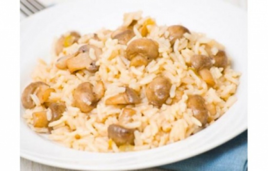 الأرز مع الفطر: طبق شرقي مبتكر