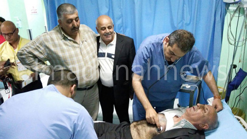 نقل عيسى الترك الى مستشفى الملك المؤسس