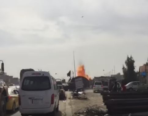 صورة: سلسلة انفجارات تهز بغداد وأبو غريب وأنباء عن عشرات القتلى والجرحى