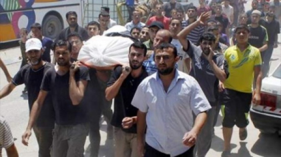 استشهاد فلسطيني بغزة