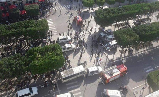 بالفيديو .. اللحظات الأولى لتفجير تونس