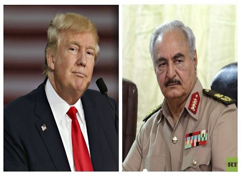 البيت الأبيض: ترامب تحادث مع حفتر حول جهود مكافحة الإرهاب البيت الأبيض: ترامب تحادث مع حفتر حول جهود مكافحة الإرهاب