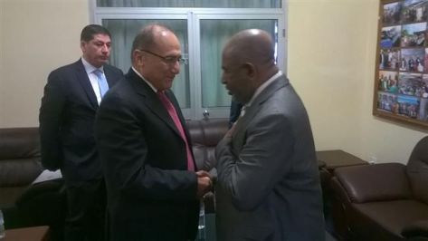 العناني ينقل دعوة لرئيس جزر القمر للمشاركة في القمة