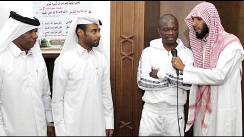 لاعب نادي لخويا القطري يشهر اسلامه ويسمي نفسه محمد عبد الله لاعب نادي لخويا القطري يشهر اسلامه ويسمي نفسه محمد عبد الله