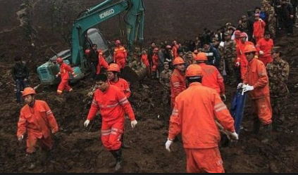 الصين..انهيار 122 منزلاً وتضرر مئات الالاف من الدونمات بسبب الأمطار الثلجية