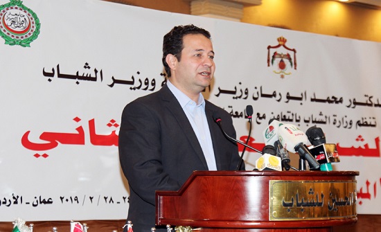 ابورمان يفتتح صالون الشباب العربي الثاني ابورمان يفتتح صالون الشباب العربي الثاني