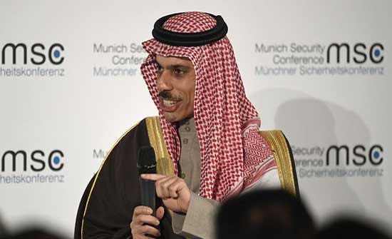 فيصل بن فرحان من ميونيخ: نسعى لإيجاد حل للنزاع باليمن فيصل بن فرحان من ميونيخ: نسعى لإيجاد حل للنزاع باليمن
