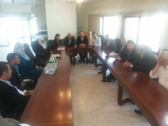 القطامين يتلقي مديري وحدة الإستراتيجية الوطنية للتشغيل