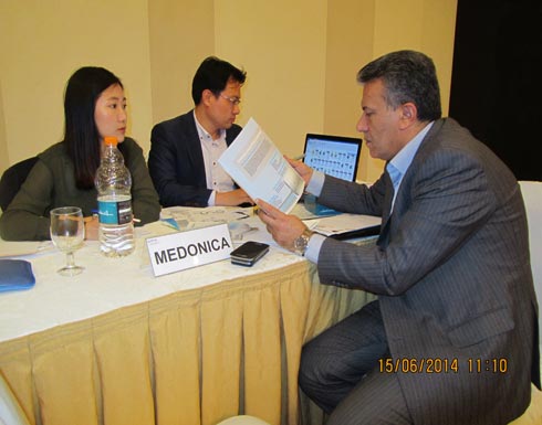 وفد شركات طبية كورية يجتمع مع نظرائه الاردنيين