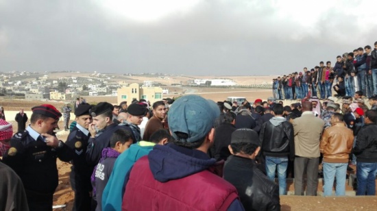 تشييع جثمان الشهيد الحراسيس في ذيبان