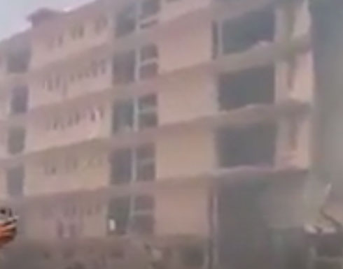 شاهد: انفجار مخزن للصواريخ يتبع العصائب شرق بغداد