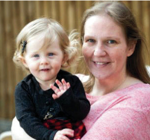 تفقد وزنها لتنجب طفلة !